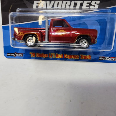 '78 Dodge Li'l Red Express Truck * Hot Wheels 50th Favorites