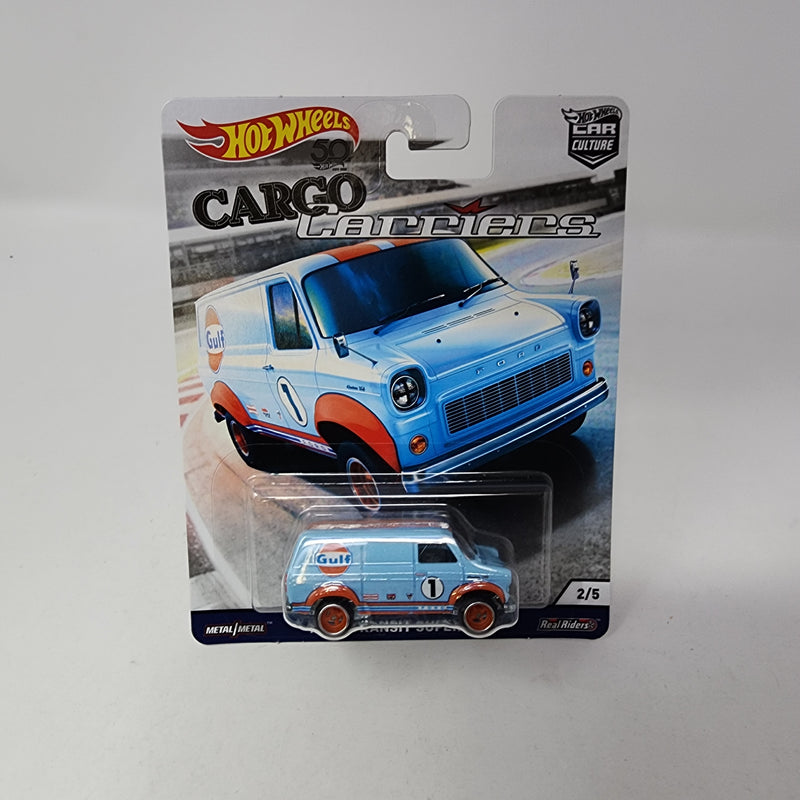 Ford Transit Gulf * Hot Wheels Car Culture Cargo Carriers
