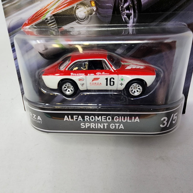 Alfa Romeo Giulia Sprint GTA Forza * Hot Wheels Retro Entertainment