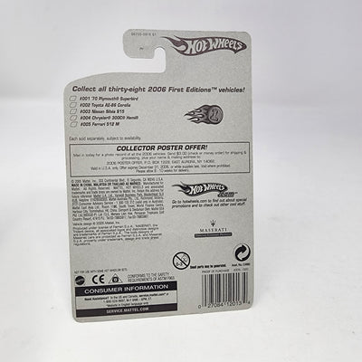 Maserati MC12 #20 * White w/ 10sp Rims * Hot Wheels 2005
