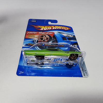 Pontiac Bonneville #99 * Green w/ FTE Rims * Hot Wheels 2005
