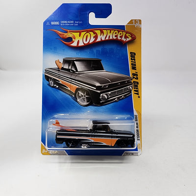 Custom '62 Chevy #13 * BLACK * Hot Wheels 2008