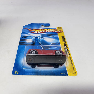 2008 Tesla Roadster #26 * Burgundy * Hot Wheels 2008