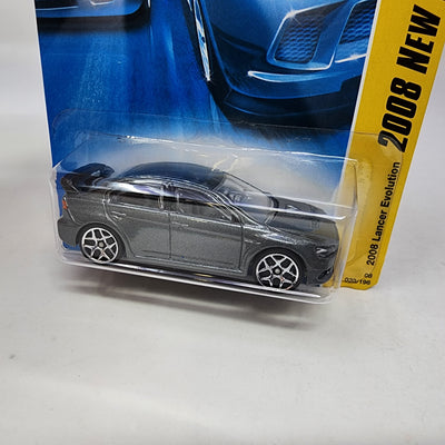 2008 Lancer Evolution #23 * Grey w/ Y5 Rims * Hot Wheels 2008