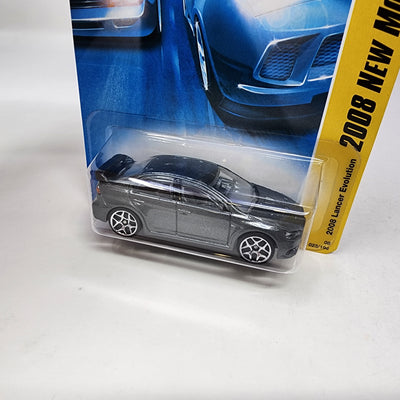 2008 Lancer Evolution #23 * Grey w/ Y5 Rims * Hot Wheels 2008