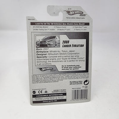 2008 Lancer Evolution #23 * Burgundy w/ 10sp Rims * Hot Wheels 2008