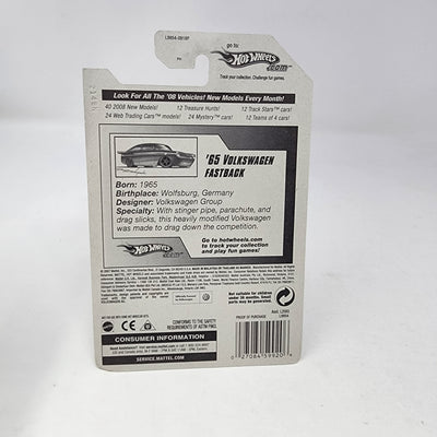 '65 Volkswagen Fastback #39 * Blue 5sp rims * Hot Wheels 2008
