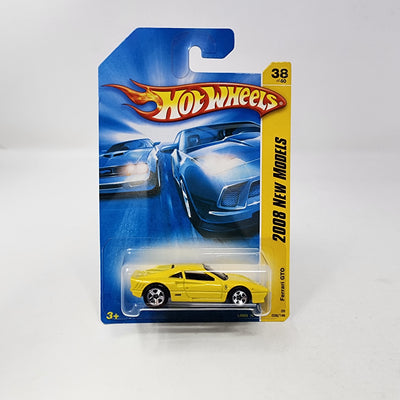 Ferrari GTO #38 * Yellow * Hot Wheels 2008