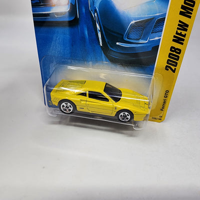 Ferrari GTO #38 * Yellow * Hot Wheels 2008