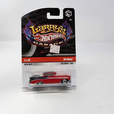 '56 Chevy #2 * RED/Black * Hot Wheels Garage Larry's