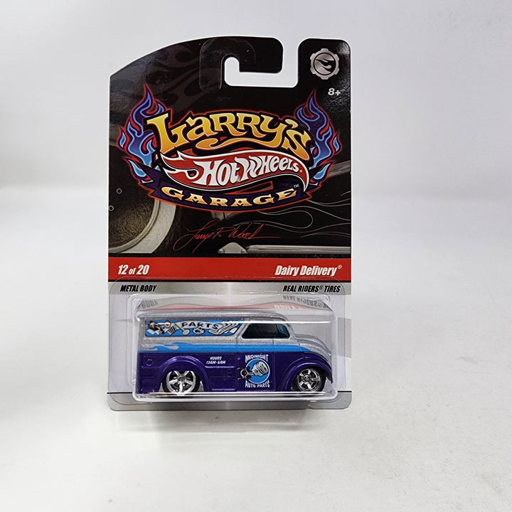 Dairy Delivery #12 * Silver/Purple * Hot Wheels Garage
