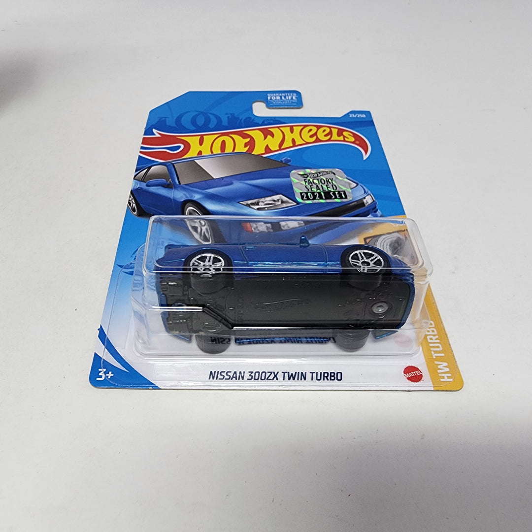 23台 Hot Wheels まとめ Nissan 300ZX Twin Turbo #23 * Blue * Hot Wheels 2021 w