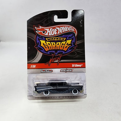 '57 Chevy * BLACK * Hot Wheels Garage Wayne's