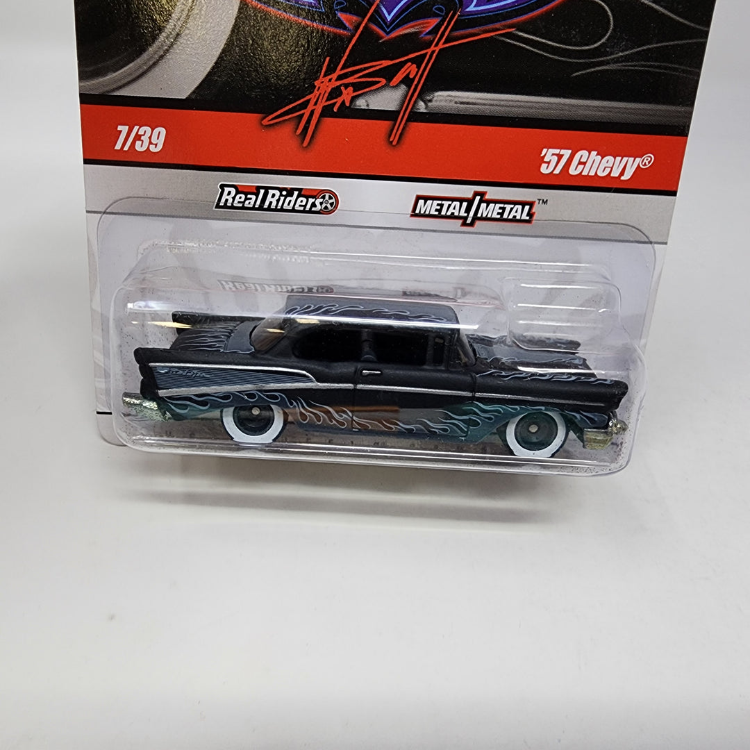 57 Chevy * BLACK * Hot Wheels Garage Wayne's – Wheelcollectors LLC