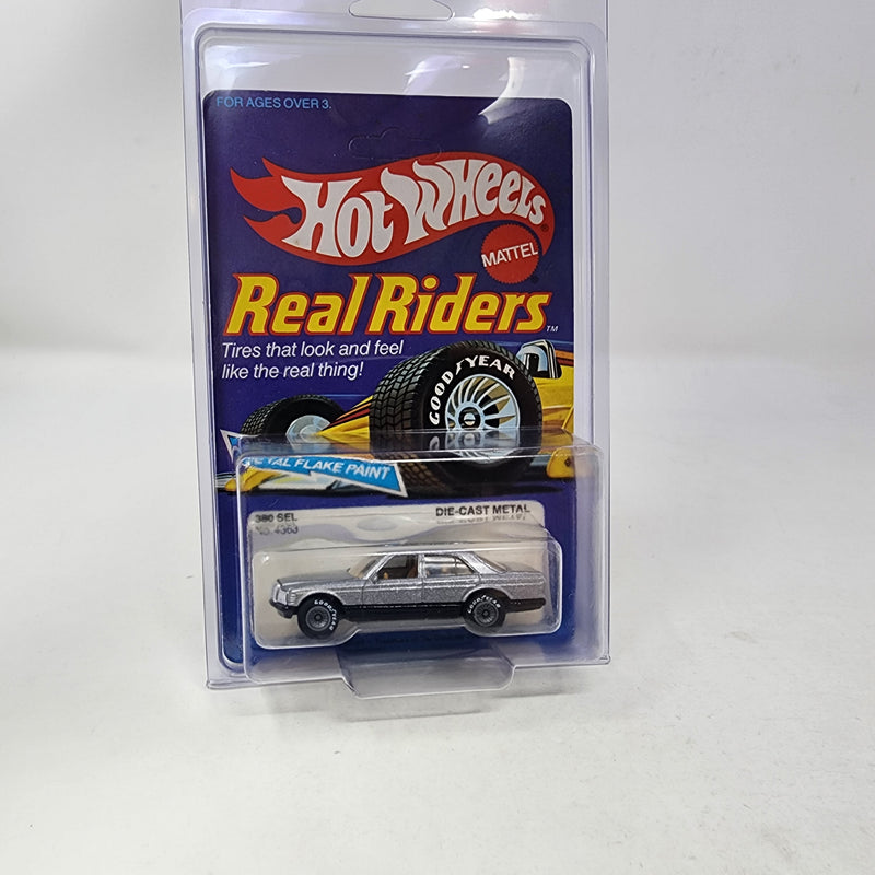 Mercedes 380 SEL 4363 Real Riders * Hot Wheels 1982 Hong Kong