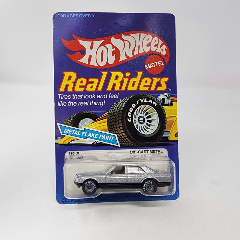 Mercedes 380 SEL 4363 Real Riders * Hot Wheels 1982 Hong Kong