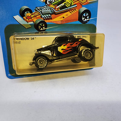 3-Window '34 4332 Hi-Racker Real Riders * Hot Wheels 1982 Malaysia