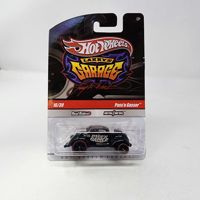 Pass'n Gasser #16 * Black * Hot Wheels Garage Larry's Chase w/ Initials