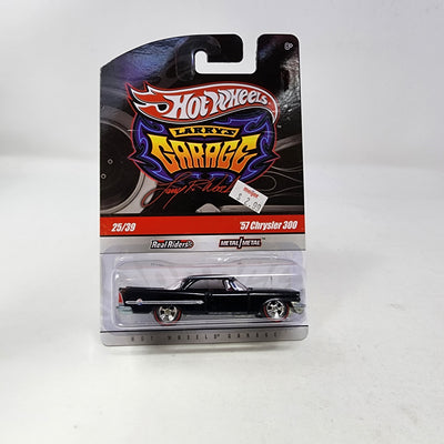 '57 Chrysler 300 #25 * Black * Hot Wheels Garage Larry's Chase w/ Initials