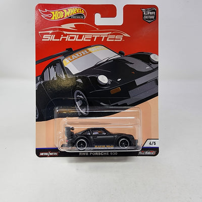 RWB Porsche 930 * BLACK * Hot Wheels Car Culture Silhouettes