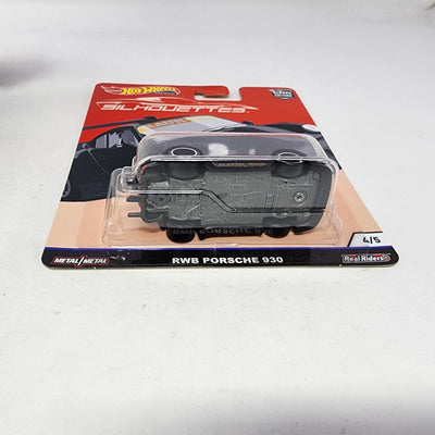 RWB Porsche 930 * BLACK * Hot Wheels Car Culture Silhouettes