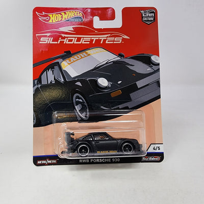RWB Porsche 930 * BLACK * Hot Wheels Car Culture Silhouettes