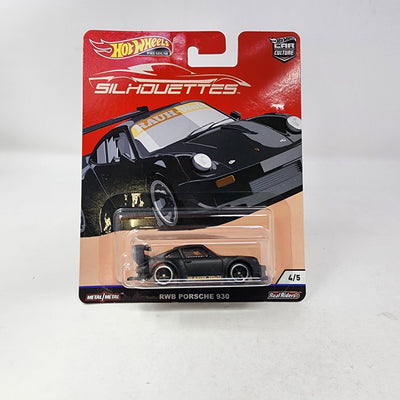 RWB Porsche 930 * BLACK * Hot Wheels Car Culture Silhouettes