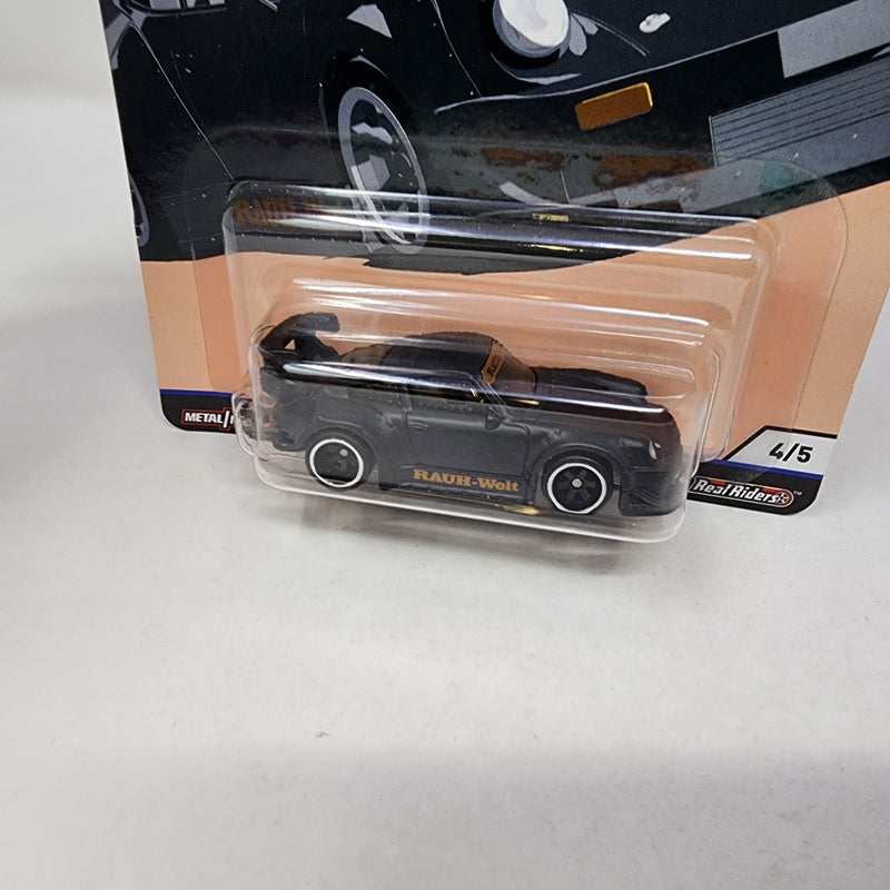 RWB Porsche 930 * BLACK * Hot Wheels Car Culture Silhouettes
