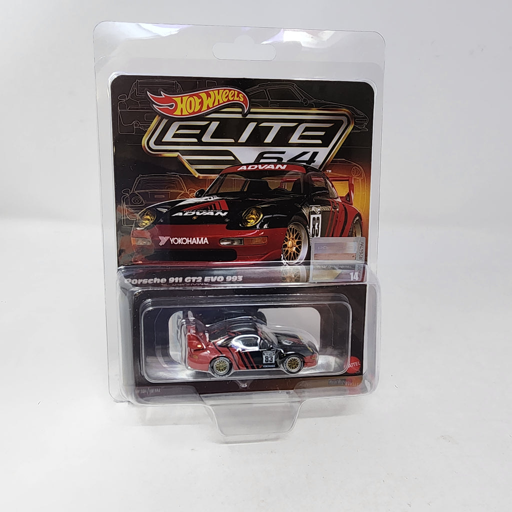 Porsche 911 Gt2 EVO 993 * Hot Wheels Elite 64