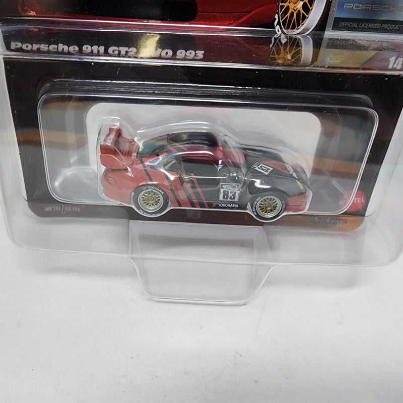 Porsche 911 Gt2 EVO 993 * Hot Wheels Elite 64