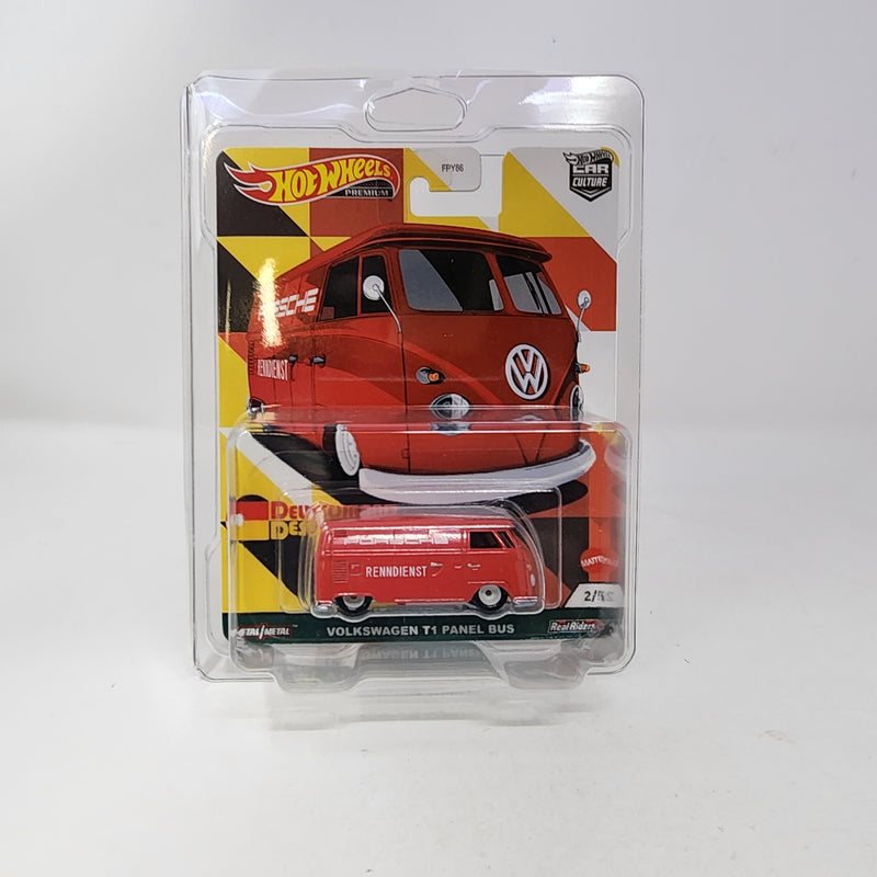 Volkswagen T1 Panel Bus * Hot Wheels Car Culture Deutschland Design