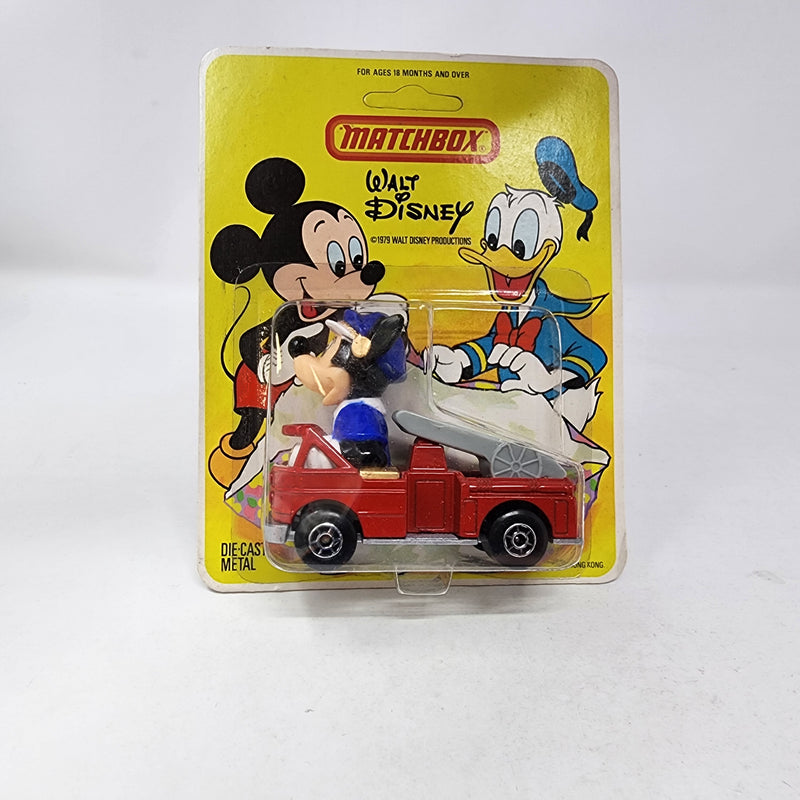 Mickey WD-1 w/ Fire Truck * 1979 Lesney Matchbox Walt Disney