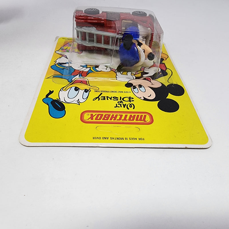 Mickey WD-1 w/ Fire Truck * 1979 Lesney Matchbox Walt Disney