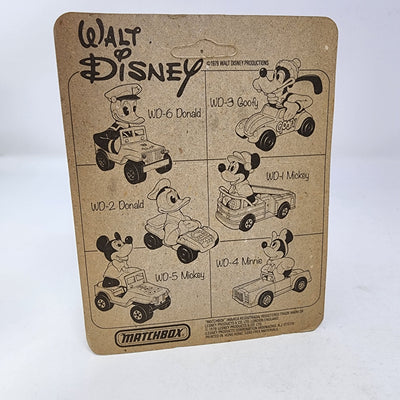 Mickey WD-1 w/ Fire Truck * 1979 Lesney Matchbox Walt Disney