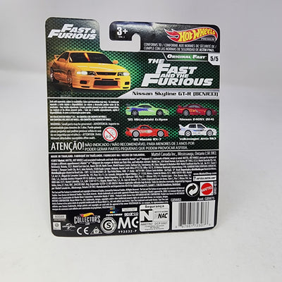 Nissan Skyline GT-R BCNR33 * Hot Wheels Fast & Furious Original Fast