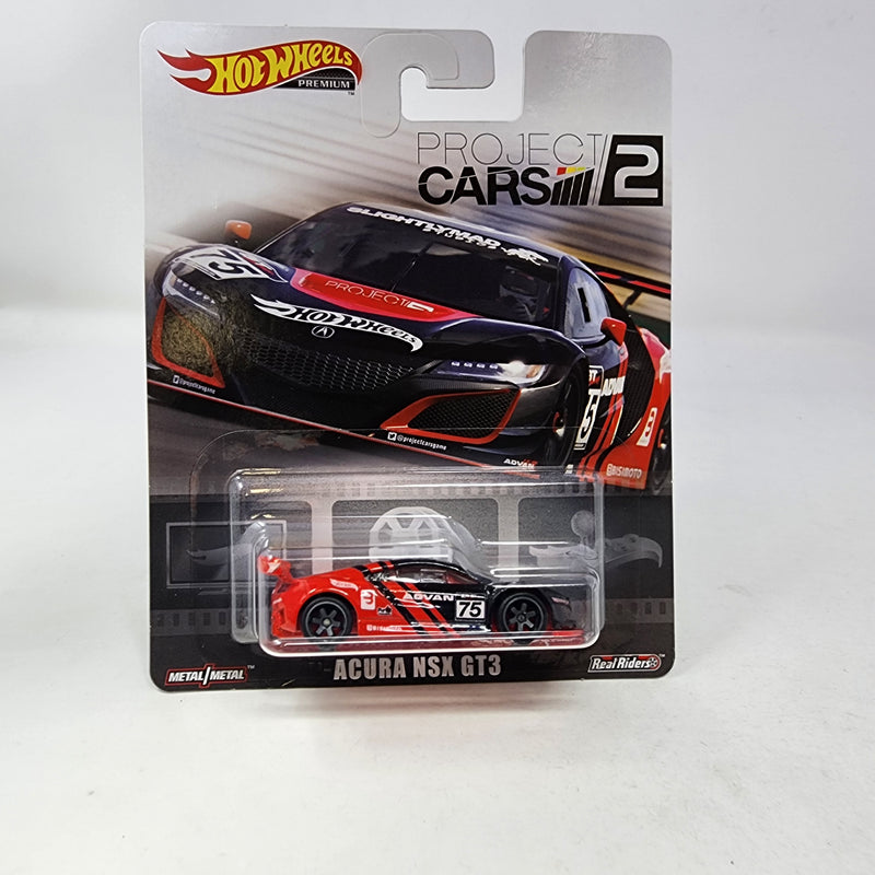 Acura NSX GT3 Project Cars 2 * Hot Wheels Premium