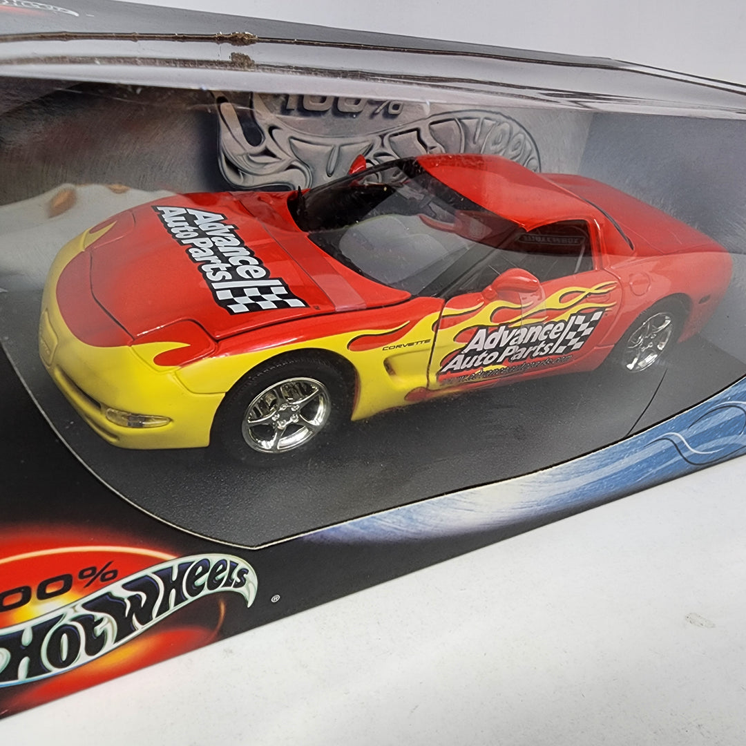 HOT WHEELS   C5 コルベット Hot Wheels 1 18 Scale C5 Chevrolet Corvette Custom Candy Red