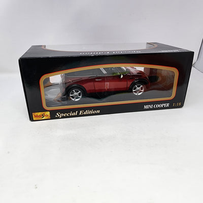 Mini Cooper * RED * Maisto Special Edition 1/18 Scale