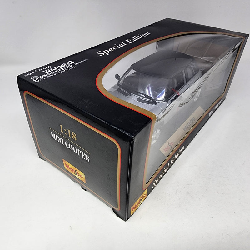 Mini Cooper * Silver * Maisto Special Edition 1/18 Scale