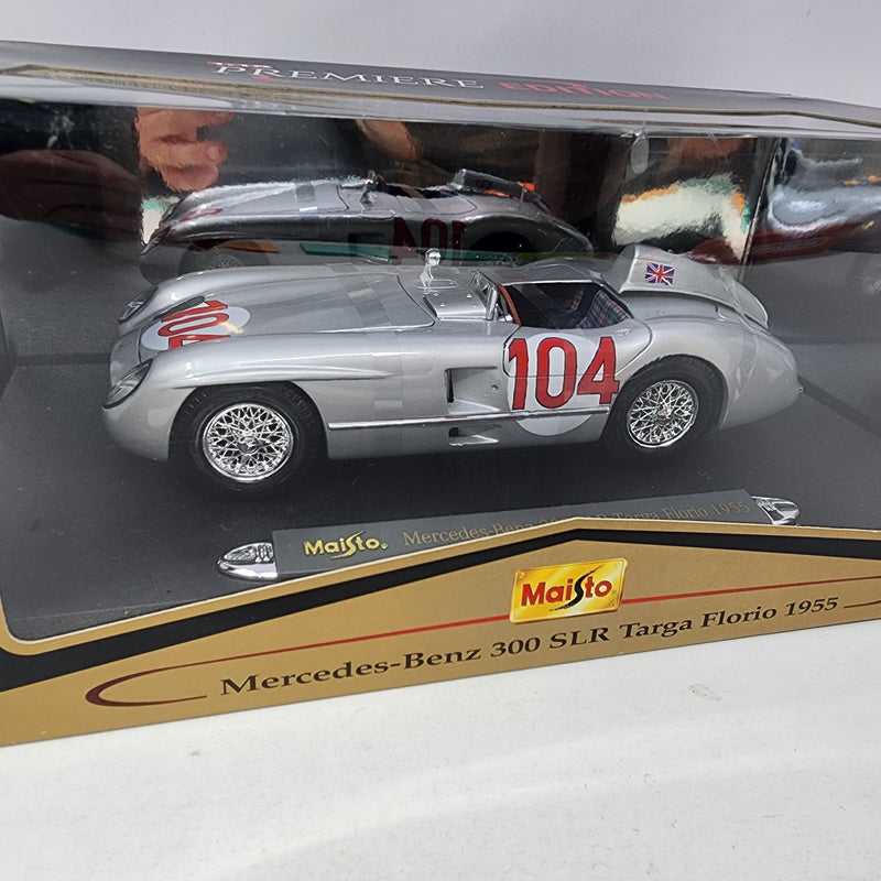 Mercedes-Benz 300 SLR Targa Florio 1955 * Maisto Premiere Edition 1/18 Scale