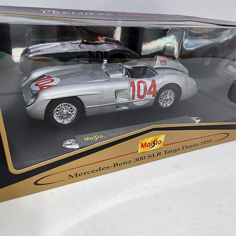 Mercedes-Benz 300 SLR Targa Florio 1955 * Maisto Premiere Edition 1/18 Scale