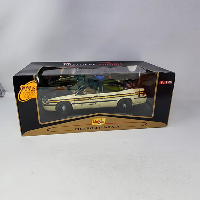 Chevrolet Impala Tennessee State Trooper * Maisto Premiere Edition 1/18 Scale