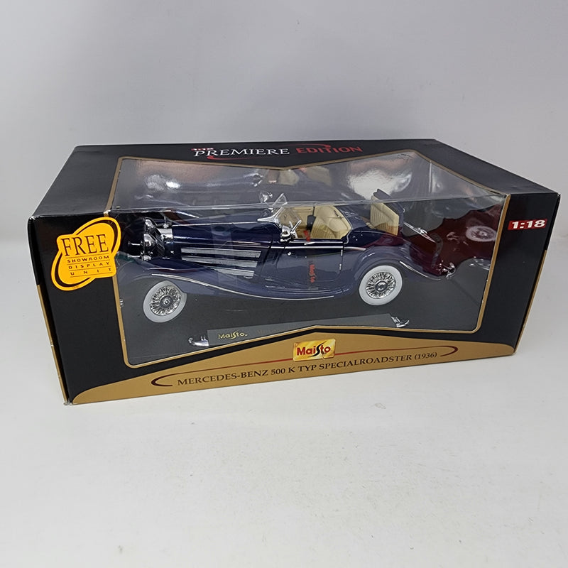 Mercedes-Benz 500 K TYP Special Roadster 1936 * Maisto Premiere Edition 1/18 Scale