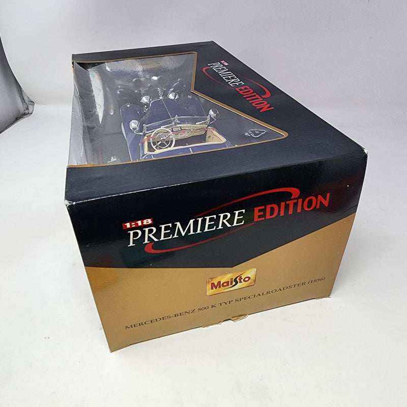Mercedes-Benz 500 K TYP Special Roadster 1936 * Maisto Premiere Edition 1/18 Scale