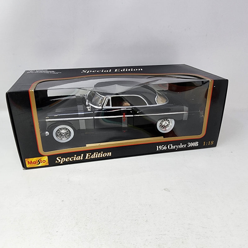 1956 Chrysler 300B * Black * Maisto Premiere Edition 1/18 Scale
