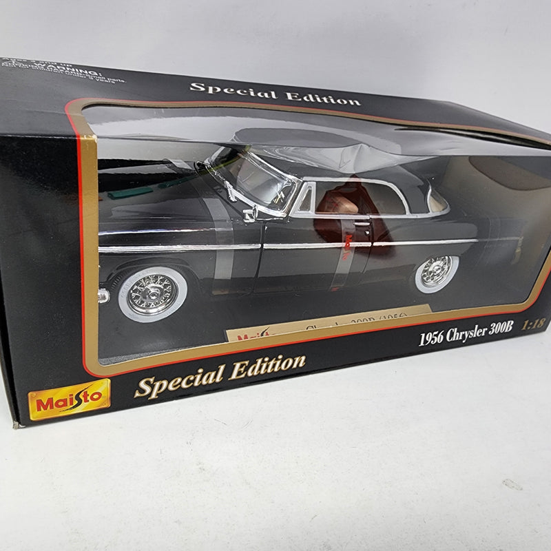 1956 Chrysler 300B * Black * Maisto Premiere Edition 1/18 Scale