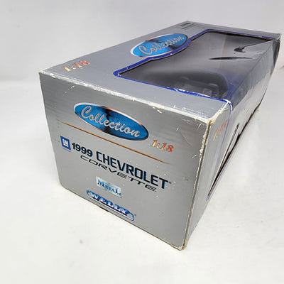 1999 Chevrolet Corvette * Blue * Welly Collectibles 1/18 Scale