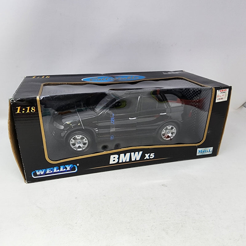BMW X5 * Black * Welly Collectibles 1/18 Scale