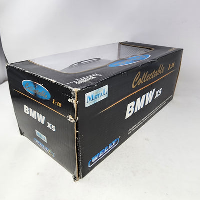 BMW X5 * Black * Welly Collectibles 1/18 Scale