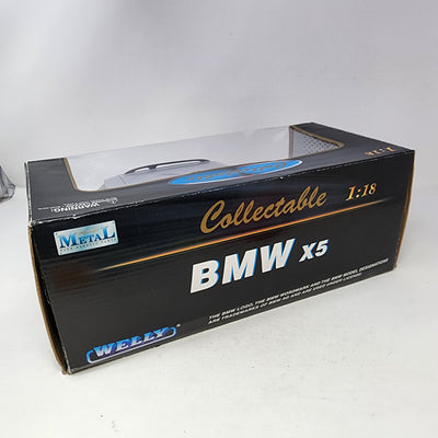 BMW X5 * Silver * Welly Collectibles 1/18 Scale